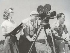 Shooting film scene